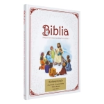 Biblia dla dzieci "Święta historia dla Naszych dzieci" duża z grawerem