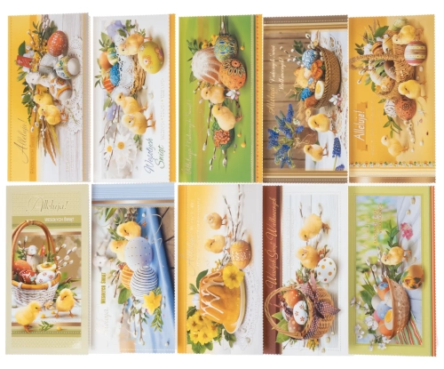 Kartki Wielkanocne ze stroikiem