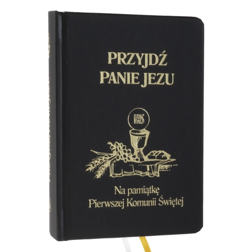 WAM-Przyjdz-Panie-Jezu-czarna-oprawa-zlota-grafika
