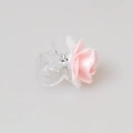 Przypinka do Włosów - Różowa Róża