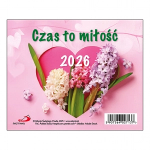 kalendarz na biurko 2027 Czas to miłość
