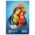 Kieszonkowy kalendarz katolicki z Matką Bożą z Dzieciątkiem 2026 – format 7,8 cm x 11,6 cm