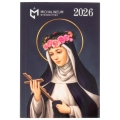 Kalendarz kieszonkowy 2026 z wizerunkiem Świętej Rity