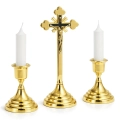 Komplet kolędowy tradycyjny złoty 19 cm