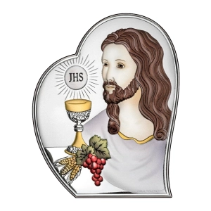 Pamiątka Pierwszej Komunii Świętej prezent na Komunię Świętą z Panem Jezusem 6833-C