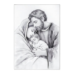 Obrazek Święta Rodzina na Ślub PAMIĄTKA ŚLUBNA z GRAWEREM IC101-B