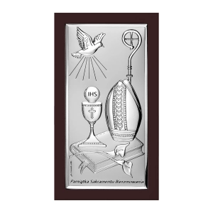 Pamiątka bierzmowania obrazek srebrny Duch Święty DS150-wm