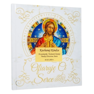 Pamiątka Pierwszej Komunii Świętej album Ofiaruję Ci Serce GRAWER