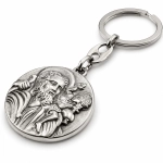 Brelok Św Krzysztof do samochodu METALOWY prezent dla kierowcy