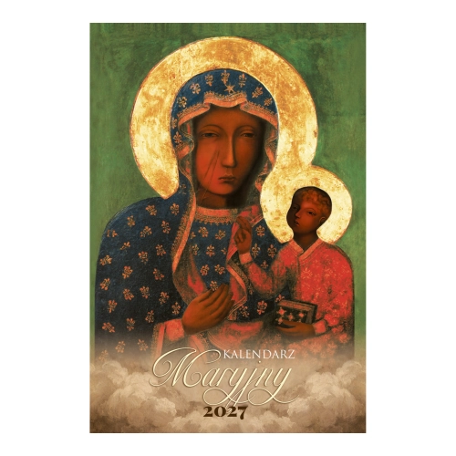 Kalendarz Maryjny 2027 okładka z Matką Bożą Częstochowską