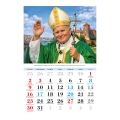 Kalendarz Papieski 2027 maj Jan Paweł II w zielonym ornacie