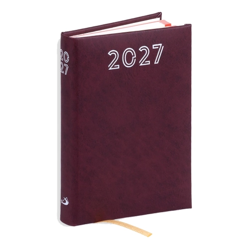 Terminarz 2027 B7 Standard bordowy widok 2