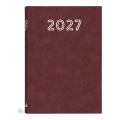 Terminarz 2027 A5 A5 Standard bordowy okładka