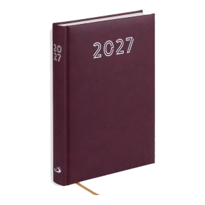 Terminarz duży 2027- A5 STANDARD bordowy