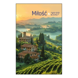 Kalendarz 2027 kieszonkowy Miłość- widok