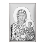 Srebrny obrazek Matka Boża Częstochowska z pamiątkowym grawerem gratis DS19