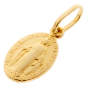 Medalik złoty Matka Boża Niepokalana 0,46g. mini pr.585