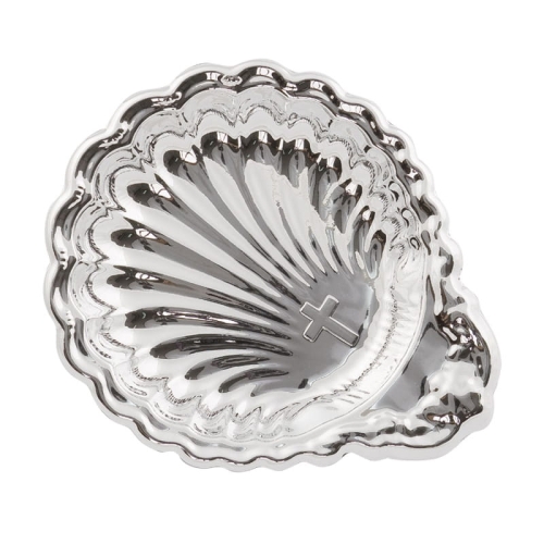 NACZYNIE NA WODĘ ŚWIĘCONĄ srebrne
