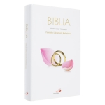 Biblia Stary i Nowy Testament z obwolutą z okazji Ślubu