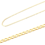 Łańcuszek złoty Pancerka o długości 50cm