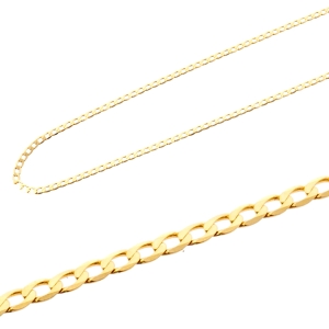 Łańcuszek złoty Pancerka o długości 50cm