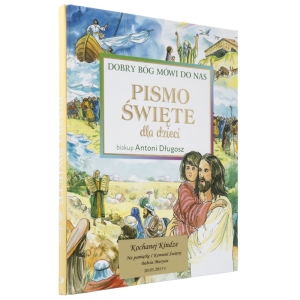 Pismo Święte dla dzieci z grawerem z okazji I Komunii Świętej